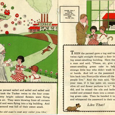 The Magic Parasol, pages 12-13: Origsize: 6" x 9"; Resolution: 300dpi