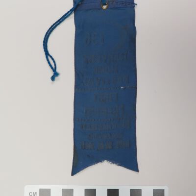 Back of ribbon: Origformat: Artifact