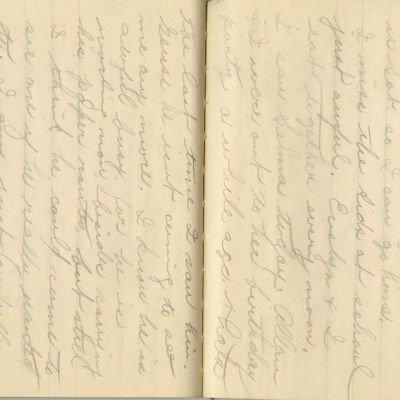-Scanned as 300dpi jpeg by Tom Peyton as an access copy, 08/11/2015.  Pages cropped around edges by Tom Peyton, 08/24/2015.  File originally named, "2015.18.3 page 10-11 300 dpi c."  The object ID has since been changed from 2015.18.3 to 2015.18.2.
-File renamed and uploaded to PastPerfect by Kevin Smith,08/09/2016
