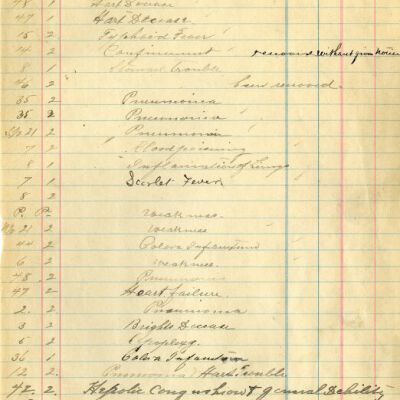 Burial Records Journal, Page 3, Master Copy: Origsize: Approx. 7.5" x 12"; Origformat: Book; Resolution: 600dpi