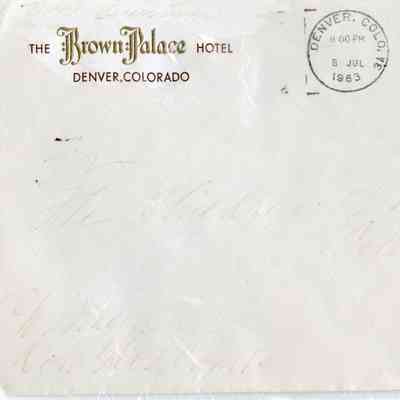 Envelope from Mamie Doud Eisenhower