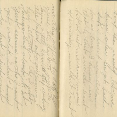 -Scanned as 300dpi jpeg by Tom Peyton as an access copy, 08/11/2015.  Pages cropped around edges by Tom Peyton, 08/24/2015.  File originally named, "2015.18.3 page 12-13 300 dpi c."  The object ID has since been changed from 2015.18.3 to 2015.18.2.
-File renamed and uploaded to PastPerfect by Kevin Smith,08/09/2016
