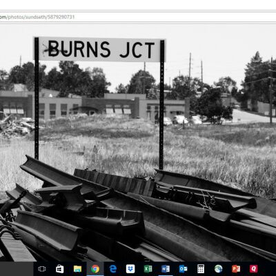 Burns Junction Depot Site abt. 1984