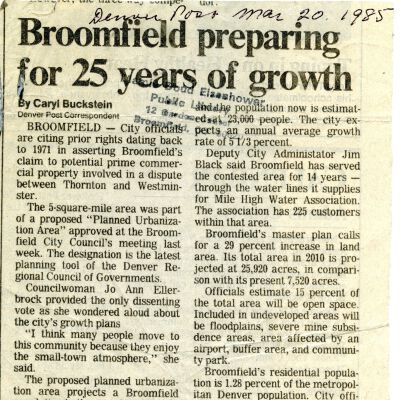 Broomfield preparing for 25 years of growth