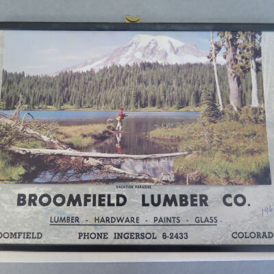 Broomfield Lumber Co. Calendar 1962
