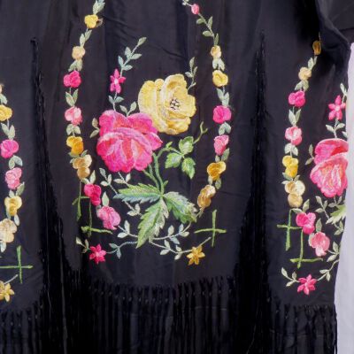 Black Silk Dressing Jacket