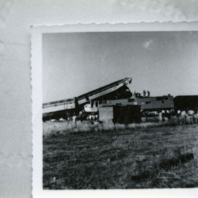Wreckage of the 1958 Train Wreck in Broomfield