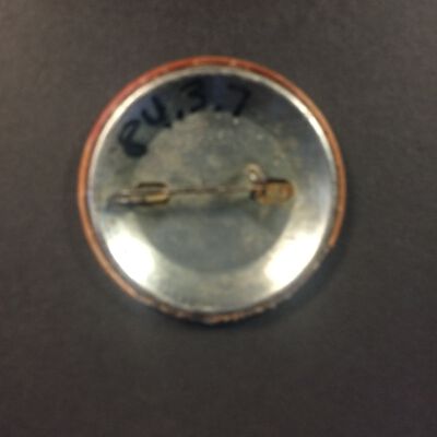 Back of "I Like Ike" Presidential Campaign Button: Origformat: Artifact