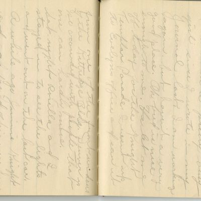 -Scanned as 300dpi jpeg by Tom Peyton as an access copy, 08/11/2015.  Pages cropped around edges by Tom Peyton, 08/24/2015.  File originally named, "2015.18.3 page 16-17 300 dpi c."  The object ID has since been changed from 2015.18.3 to 2015.18.2.
-File renamed and uploaded to PastPerfect by Kevin Smith,08/09/2016
