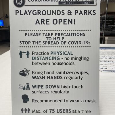Covid Saftey Playgrounds and Parks