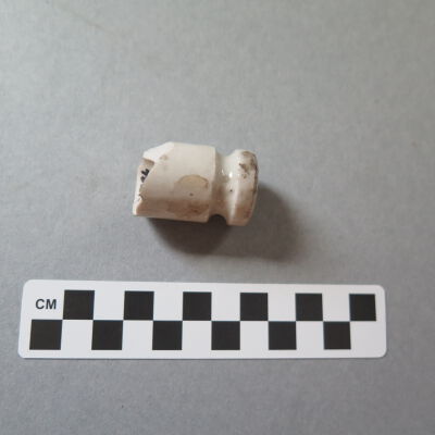 White Ceramic Insulator From Depot Attic