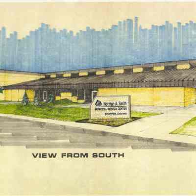Municipal Service Center Architectural Drawing