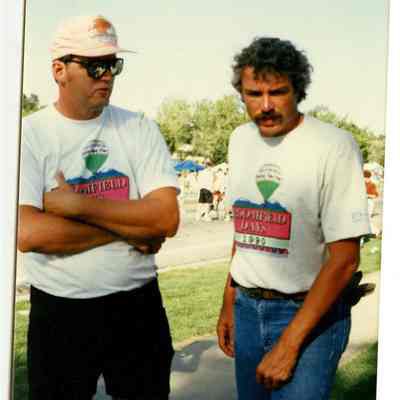 Gary Schnoor and Harry Brown at 1990 Broomfield Days