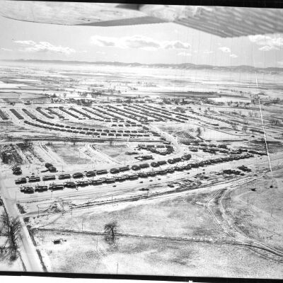 Aerial Photo of Broomfield in the Snow