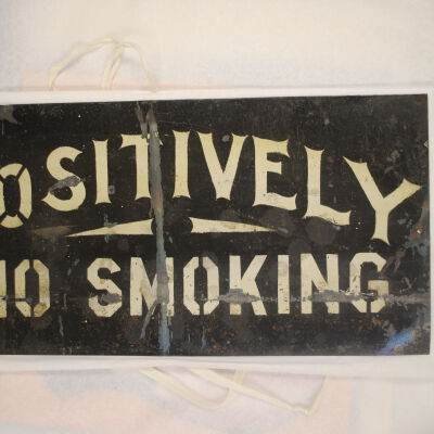 No Smoking Sign from the Broomfield Depot