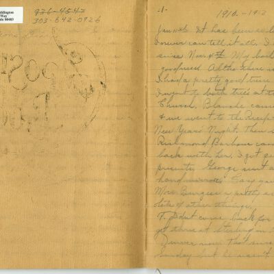 -Scanned as jpeg by Tom Peyton, 08/11/2015, file originally named "inside cover - page 1 1200 dpi"
-File renamed and uploaded to PastPerfect by Kevin Smith,07/19/2016
