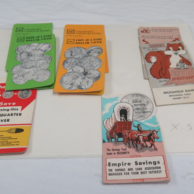 Front of coin saver advertisements.: Origformat: Artifact