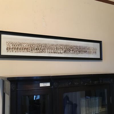 Reproduction of Framed Joseph Huddart World War I Troop Photograph