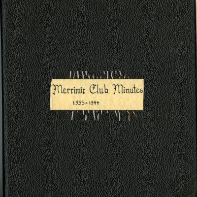 Merri Mix Club minutes, 1935-1944