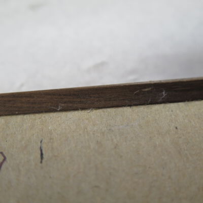 Condition: Scratch and accretions on top side of frame, verso near PR side (2018-09-05): Origformat: Artifact