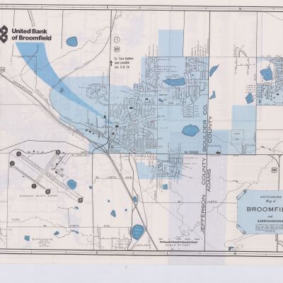 Hotchkiss Map of Broomfield and Surroundings, Courtesy of United Bank