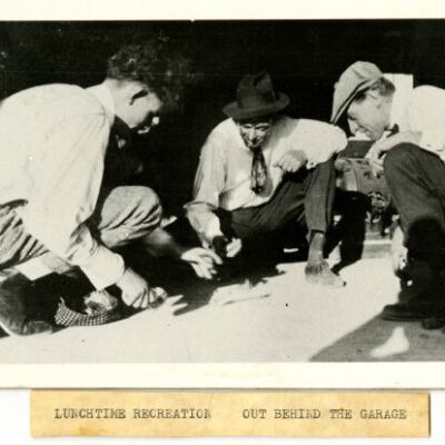 Men Rolling Dice