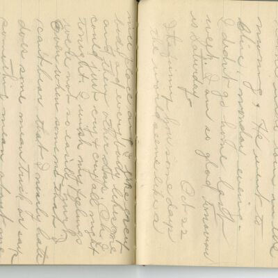 -Scanned as 300dpi jpeg by Tom Peyton as an access copy, 08/11/2015.  Pages cropped around edges by Tom Peyton, 08/24/2015.  File originally named, "2015.18.3 page 24-25 300 dpi c."  The object ID has since been changed from 2015.18.3 to 2015.18.2.
-File renamed and uploaded to PastPerfect by Kevin Smith,08/09/2016
