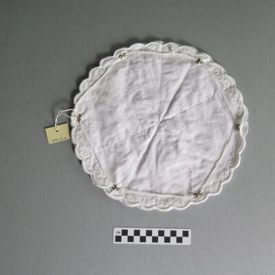 Back of doily.: Origsize: 11" (diam); Origformat: Artifact