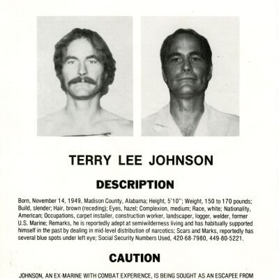 FBI Wanted Poster for Terry Lee Johnson