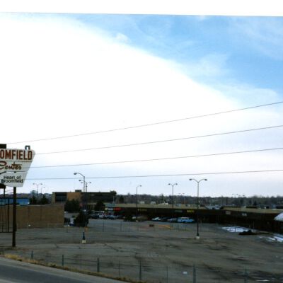 Heart of Broomfield sign looking N.E.