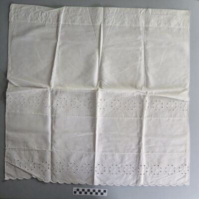 Curtain: Origsize: 26" (w) x 28" (l); Origformat: Artifact