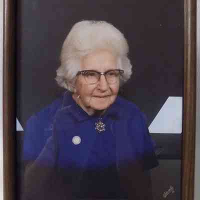 Framed Photograph of Viola Crooks