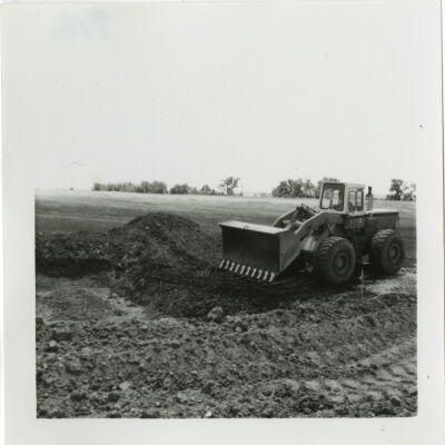 Bulldozer at Relocation Site for Broomfield Train Depot
