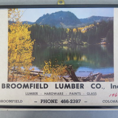 Broomfield Lumber Co. Calendar 1967