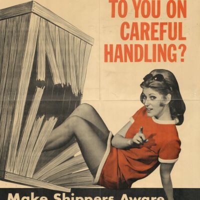 Freight handling poster for C&S, 1969: Origsize: 17" x 22"; Origformat: Paper; Resolution: 300dpi