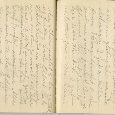 -Scanned as 300dpi jpeg by Tom Peyton as an access copy, 08/11/2015.  Pages cropped around edges by Tom Peyton, 08/27/2015.  File originally named, "2015.18.3 page 30-31 300 dpi c."  The object ID has since been changed from 2015.18.3 to 2015.18.2.
-File renamed and uploaded to PastPerfect by Kevin Smith,08/09/2016
