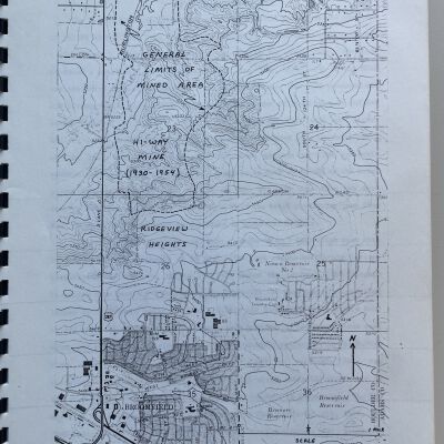 Geological Report / Hi-Way Mine / Ridgeview Heights / Broomfield, Colo.