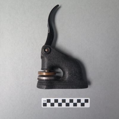 Back of embosser.: Origformat: Artifact