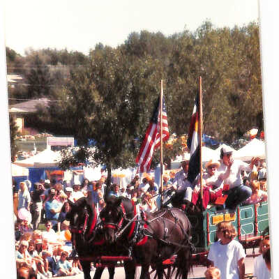 Horse-drawn Carriage at 1989 Broomfield Days