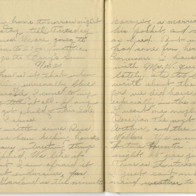-Scanned as jpeg by Tom Peyton, 08/11/2015, file originally named "Page 74 - 75 1200 dpi"
-File renamed and uploaded to PastPerfect by Kevin Smith,07/20/2016
