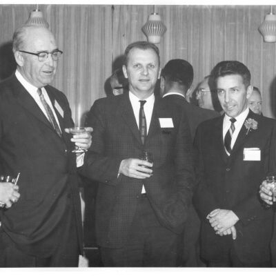 Men and Woman at Developers' Party