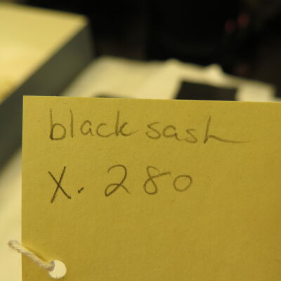 Number of sash: Origsize: 6.5" (w) x 107" (l); Origformat: Artifact