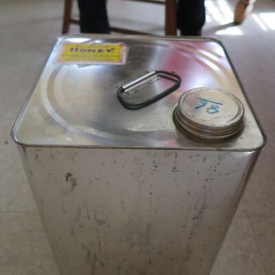 top and side of large can