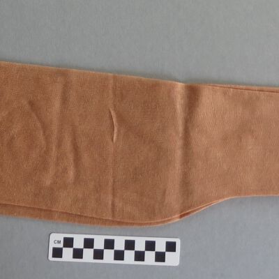 Back of stockings: Origsize: 6.5" (w) x 9" (l); Origformat: Artifact
