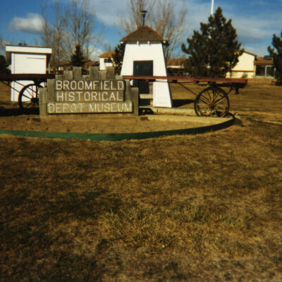 Photographs of Exterior Areas of Broomfield Depot Museum