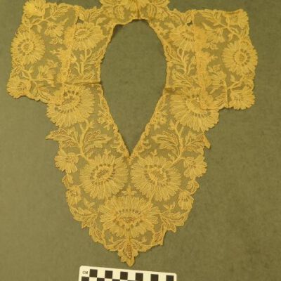 Back of collar.: Origsize: 8" (w) x 12" (l); Origformat: Artifact