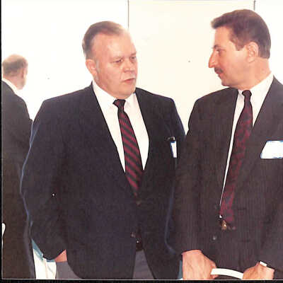 Two Men at Meeting