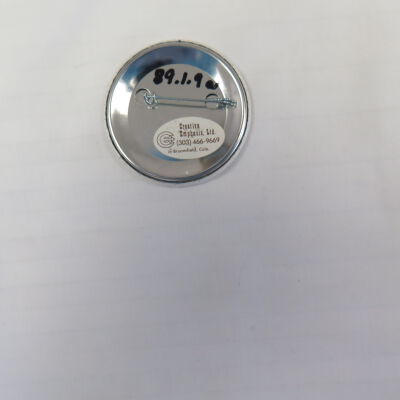 Back of button.: Origsize: 2.25" (dia); Origformat: Artifact
