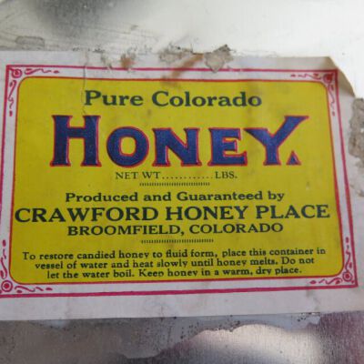 Crawford Honey Place label
