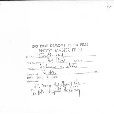 B.F. Swan and Officers of the Broomfield Hieghts Hospital Auxiliary -Back